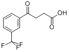 4-OXO-4-(3-TRIFLUOROMETHYLPHENYL)BUTYRIC ACID Struktur