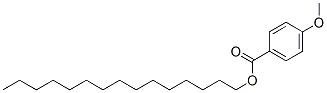 4-Methoxybenzoic acid pentadecyl ester Struktur