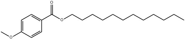 4-Methoxybenzoic acid dodecyl ester Struktur