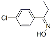 4'-Chloropropiophenone oxime Struktur