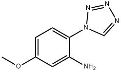 5-methoxy-2-(1H-tetrazol-1-yl)aniline Struktur