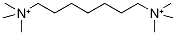 BIS-1,7-(TRIMETHYLAMMONIUM)HEPYL DIBROMIDE Struktur