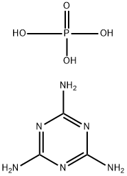 di[1,3,5-triazine-2,4,6-triamine] phosphate Struktur