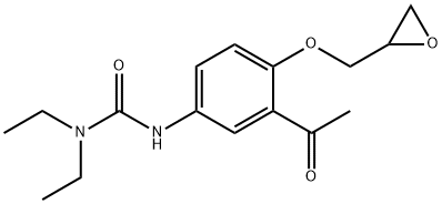 3-(3-acetyl-4-(oxiran-2-ylMethoxy)phenyl)-1,1-diethylurea