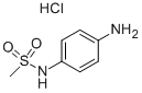 N-(4-Aminophenyl)methanesulfonamide hydrochloride Struktur