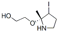 2-[(3-iodopropin-2-yl)oxy]ethanol Struktur