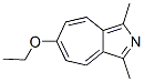 Cyclohepta[c]pyrrole, 6-ethoxy-1,3-dimethyl- (9CI) Struktur