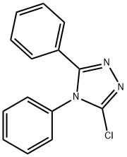 3-chloro-4,5-diphenyl-4H-1,2,4-triazole Struktur