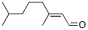 3,7-dimethyloct-2-enal Struktur