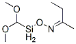 2-Butanone, O-(dimethoxymethylsilyl)oxime Struktur