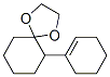 6-(1-cyclohexen-1-yl)-1,4-dioxaspiro[4.5]decane  Struktur