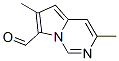 Pyrrolo[1,2-c]pyrimidine-7-carboxaldehyde, 3,6-dimethyl- (9CI) Struktur