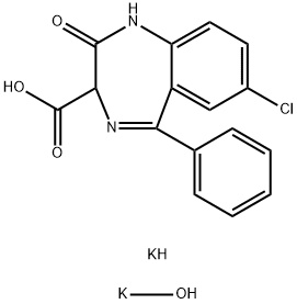 CLORAZEPATE DIPOTASSIUM SALT Struktur