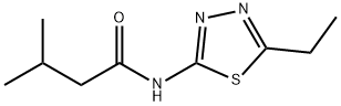 Butanamide, N-(5-ethyl-1,3,4-thiadiazol-2-yl)-3-methyl- (9CI) Struktur