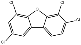 2,4,6,7-TETRACHLORODIBENZOFURAN Struktur