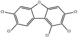 1,2,3,7,8-Pentachlorodibenzofuran Struktur