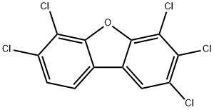 2,3,4,6,7-PENTACHLORODIBENZOFURAN Struktur