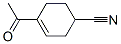 3-Cyclohexene-1-carbonitrile, 4-acetyl- (9CI) Struktur
