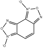 benzo(1,2-c:3,4-c')bis(1,2,5)oxadiazole-1,6-dioxide Struktur