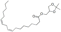 (9Z,12Z)-9,12-Octadecadienoic acid 2,2-dimethyl-1,3-dioxolan-4-ylmethyl ester Struktur