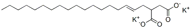 dipotassium octadec-2-enylsuccinate Struktur