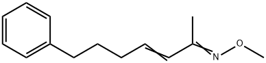 7-Phenyl-3-hepten-2-one O-methyl oxime Struktur