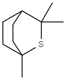 1,3,3-trimethyl-2-thiabicyclo[2.2.2]octane Struktur