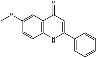 6-methoxy-2-phenyl-4-quinolone Struktur