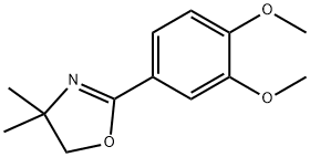 2-(3,4-DIMETHOXYPHENYL)-4,4-DIMETHYL-4,5-DIHYDRO-1,3-OXAZOLE Struktur