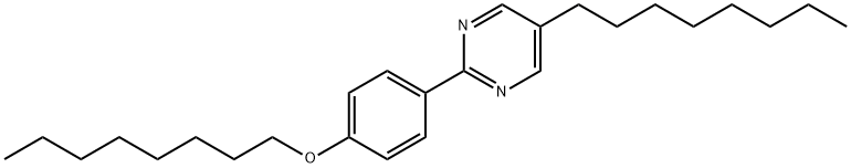 5-OCTYL-2-(4-OCTYLOXYPHENYL)PYRIMIDINE Struktur