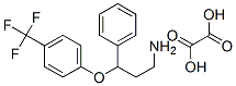 Benzenepropanamine, .gamma.-4-(trifluoromethyl)phenoxy-, ethanedioate Struktur