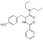 N-Benzoyl-DL-tyrosil-N',N'-dipropylamide