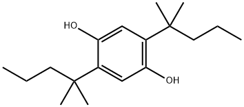 2,5-bis(1,1-Dimethylbutyl)hydroquinone Struktur