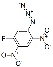 2,4-dinitro-5-fluorophenylazide Struktur