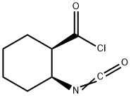 Cyclohexanecarbonyl chloride, 2-isocyanato-, cis- (9CI) Struktur