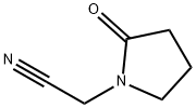 (2-oxopyrrolidin-1-yl)acetonitrile Struktur