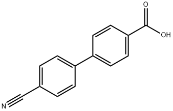 4'-CYANO-BIPHENYL-4-CARBOXYLIC ACID Struktur