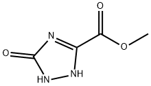 Ethyl 5-oxo-4,5-dihydro-1H-[1,2,4]triazole-3-carboxylate Struktur