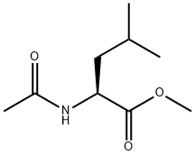 N-Acetyl-DL-leucine methyl ester Struktur