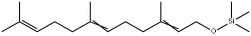 Trimethyl[(3,7,11-trimethyl-2,6,10-dodecatrienyl)oxy]silane Struktur