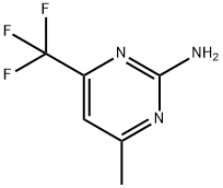 2-Amino-4-methyl-6-(trifluoromethyl)-pyrimidine Struktur