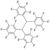 1,1,2,2-Tetrakis(pentafluorophenyl)ethane Struktur