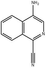 1-Isoquinolinecarbonitrile,4-amino-(9CI) Struktur