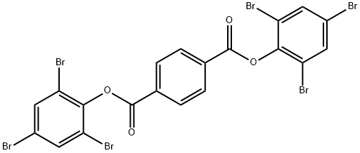 bis(2,4,6-tribromophenyl) terephthalate Struktur