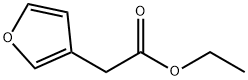 3-Furanacetic acid, ethyl ester Struktur