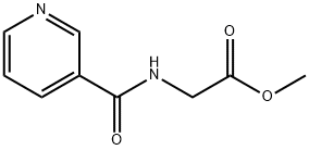 N-(3-Pyridinylcarbonyl)glycine methyl ester Struktur