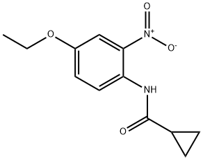 Cyclopropanecarboxamide, N-(4-ethoxy-2-nitrophenyl)- (9CI) Struktur