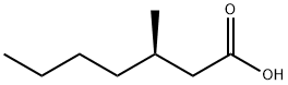 (R)-3-METHYLHEPTANOIC ACID Struktur