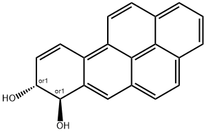 TRANS-7,8-DIHYDROXY-7,8-DIHYDRO-BENZO(A)PYRENE Struktur