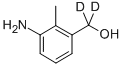 3-Amino-2-methyl-benzyl-D2 Alcohol Struktur